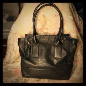Kate Spade Black Leather Southport Ave Linda Purse